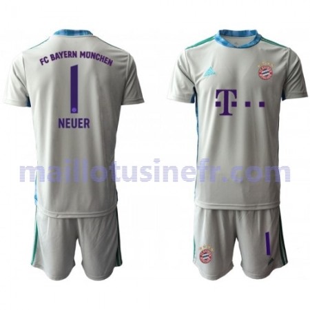 Maillot de Foot Bayern Munich Manuel Neuer 1 Gardien Troisième 2020-21 - Enfant
